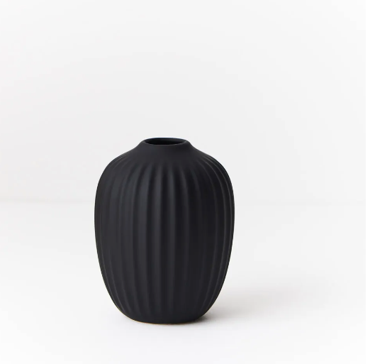 Black Mini Lined Vessel