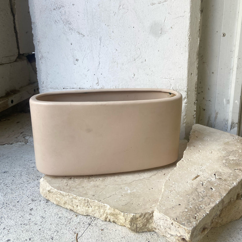 Nude Ceramic Boat Vase