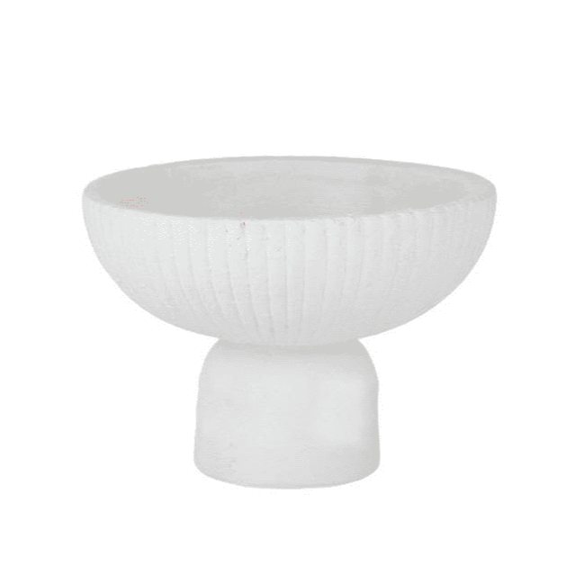 White Ceramic Mermaid Bowl