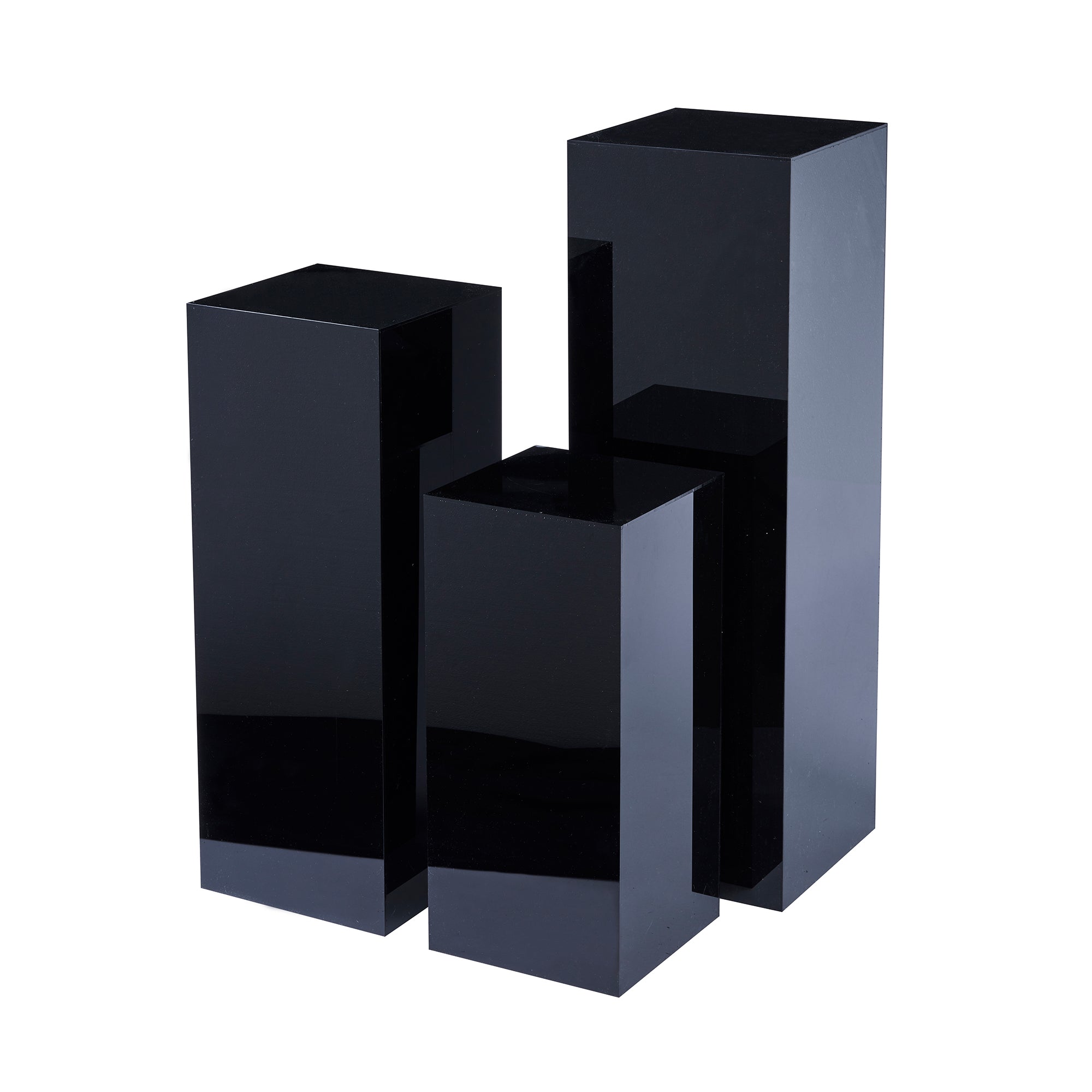 The Collective Hire - Black Acrylic Plinth